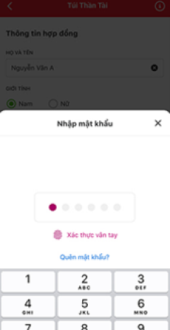 Xác nhận mật khẩu